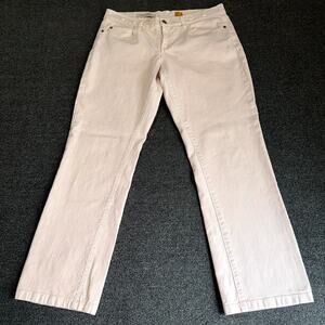 Pilcro Ankle Jeans Women 29 Light Pink Denim Stretch Pockets Mid Rise Casual